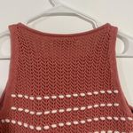 Loft Coral Knit Sweater Tank Top Photo 4