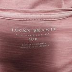 Lucky Brand  Dusty Rose Floral Mosaic Short Sleeve Scoopneck Tee Shirt Size Small Photo 5