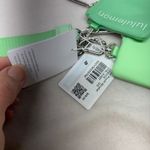 Lululemon Dual Pouch Wristlet Mint Green Zippered Pockets Strap Photo 4
