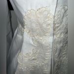 Pretty Vintage 1960s Organza Wedding Gown White Size 10 Photo 7