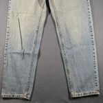Levi's Vtg  950 Relaxed Fit Tapered Leg Jeans Womens 11 JR Light Wash Stained Photo 1
