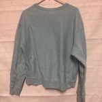 Champion Y2K  Reverse Weave Sweatshirt Teal Aqua Blue  Essential Retro Large Photo 5