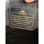 Coach RARE! Black Studded Kelsey Calf Leather Top Handle Zip Bag Crossbody Purse Photo 7