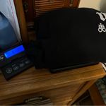 Gildan Witch Hoodie Sweatshirt Wiccan Pagan Occult Pentagram Large Black white Graphic Photo 9