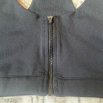 Aeropostale Aero Women's Black Zip-Front Sports Bra Photo 2