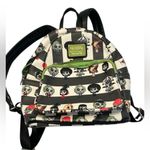 Lounge Fly Black and White Striped Beetlejuice Beetlejuice Backpack EUC Photo 0