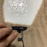 Paper Moon Tan Ribbed Knit Women's Top Size Large Photo 2