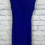 Laundry by Shelli Segal  NWT Flattering Stretch  Ruched Wrap Dress Size 6 Photo 0