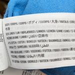 Abercrombie & Fitch Abercrombie Linen Cotton Blend Puff Sleeve Blue Babydoll Plunge Top Size Small Photo 7