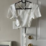 ZARA Satin Crop Top Photo 1