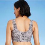 All In Motion  Snakeskin Print Bikini Top Photo 7