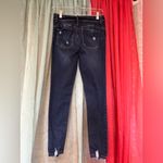 Wax Jean  Women's Distressed Dark Blue Skinny Jeans Photo 1