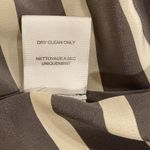 Joie  Trudy Tank 100% Silk Dress Gray Cream Stripe Size Small Photo 5