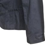 American Eagle Women's Navy Blue Blazer Jacket Size M Button-Front Photo 2