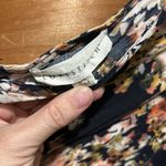 Love stitch black floral maxi dress with cinch waist and flowy sleeves Photo 5