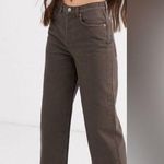 & Other Stories & Other Stories Cropped Straight Leg Brown Jeans Size 29 Photo 0