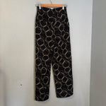 Moussy Women's Hoop Chain Wide Leg Pant‎ High Rise Size Smal Black Photo 7