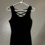 Heart & Hips Women’s Small Black Sleeveless Bodycon Dress Crisscross Back S Photo 5