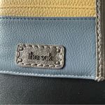 The Sak  Wallet with Zip Around Pocket cream, blue and yellow Photo 1