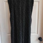 Forever 21 Black Polka Dot Wide Leg Dress Pants 2X Loose Flowy Contemporary Photo 0