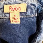 Reba  Stars Denim Effect Shirt Photo 6