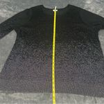 Avenue Womenâs Long Sleeve Sweater with Gradient Sparkle Size 22/24 (RN138302) Black Photo 11