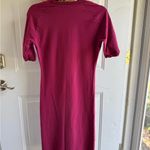 Adidas  Women's Burgundy Midi Dress Photo 4