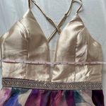 Soiéblu NWOT Ivory Floral Satin Gown ✨ Photo 9