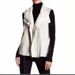 Skies Are Blue  size medium ivory faux suede vest Photo 1