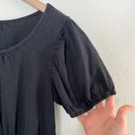 Anthropologie  Daily Practice Black Cap Sleeve Cotton Sleeve Dress M Photo 5