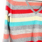 Mark & Spencer Autograph Womens Fall Striped Knit 100% Cashmere Sweater Size 8 Photo 4