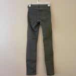 &Denim Olive Green High Waist Skinny Jeans Stretch Denim Pants Women’s 25 Photo 1