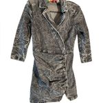 Retrofête WILLA DRESS Size Medium Rain Color Gray Photo 4