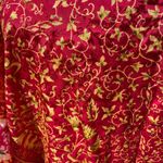 Shazein Intimate vintage women’s red/gold/floral caftan moo moo house dress OSFA Red Size undefined Photo 4