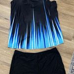 Black and Blue Tankini Set Size 22W Photo 0