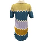 Heartloom x Revolve Laurent Crochet Cover-Up Mini Dress Multicolor Chevron Boho Photo 3