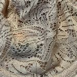 Felina Like New 36DD 115073 Peridot Unlined Lace Mesh T Shirt Bra Women’s Nude Beige Photo 8