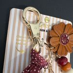 Piper K | Boho Vintage Bag Charm w/ Scarf Red Photo 5