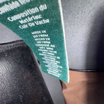 Ralph Lauren  Cowhide Black Leather Hobo shoulder Bag Double Strap Sleek Photo 9