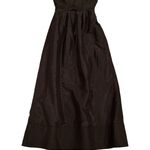 J.Crew CHOCOLATE BROWN SILK TAFFETA STRAPLESS MAXI DRESS GOWN Photo 1