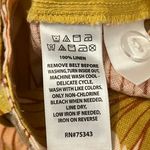 Tahari  Women’s Multicolor Palm Print 100% Linen Belted Shorts Size 6 NEW Photo 4