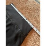 Richard Malcolm Black Silk Tiered Ruffle Skirt Size 10 Sequin Trim Photo 2