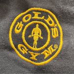 Port Authority Gold’s Gym employee black yellow logo polo shirt, size M athletic uniform work Photo 3
