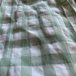 Princess Polly Gingham Pleated Checkered Mini Skirt in Sage Green/White - Size 2 Photo 12