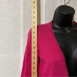 Juicy Couture Pink Zip-Up Cardigan Sweater | Size Small | Silk Cotton Cashmere Photo 4
