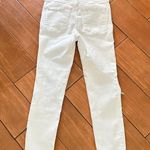 Free People Ankle Length Skinny Jeans with Flared Knees, Hong White, W 28 Photo 2