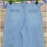 JBD Just Black Denim Ladies 30 Patch Pocket Light Wash Wide Leg Jeans High Rise Blue Photo 5
