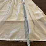 Sheilay White Smocked Sleeveless Camisole dress fringe top women’s size small Photo 4