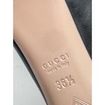 Gucci  Black Calfskin Leather Knee-High Boots w Crystal Embellished Heels EU 36.5 Photo 6