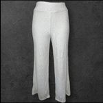 Cato  White Crochet Wide Leg Pants (945) Photo 1